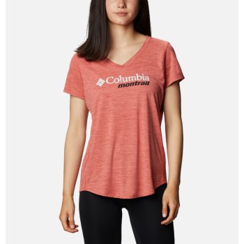 Columbia T-Shirt Dames, Trinity Trail II Graphic DonkerKoraal, 83NGCRVUB